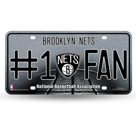 Brooklyn Nets # 1 Fan License Plate