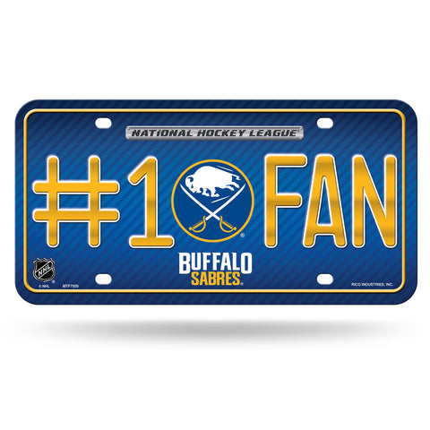 Buffalo Sabres # 1 Fan License Plate