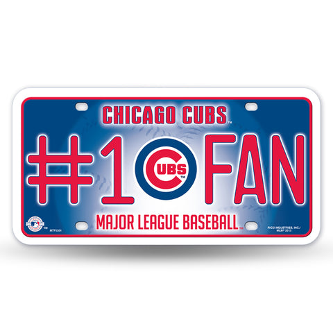 Chicago Cubs #1 Fan License Plate