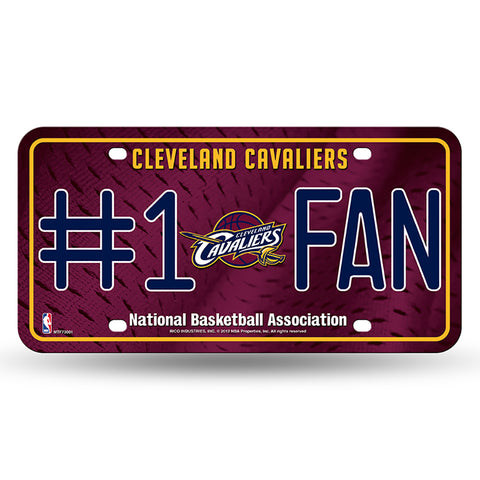 Cleveland Cavaliers #1 Fan License Plate