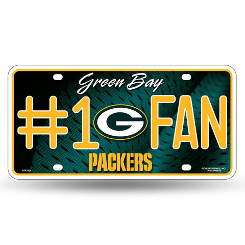 Green Bay Packers #1 Fan License Plate