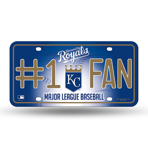 Kansas City Royals #1 Fan License Plate