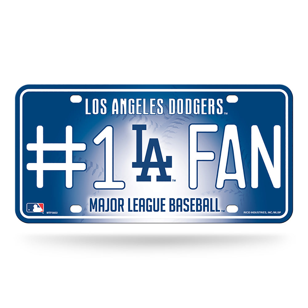 Los Angeles Dodgers #1 Fan License Plate