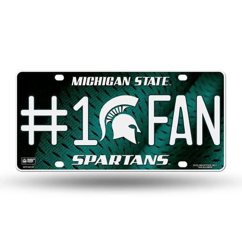 Michigan State Spartans #1 Fan License Plate