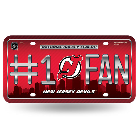 New Jersey Devils #1 Fan License Plate