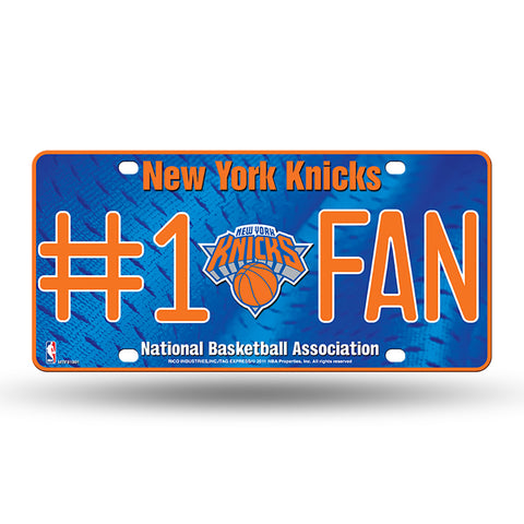 New York Knicks #1 Fan License Plate