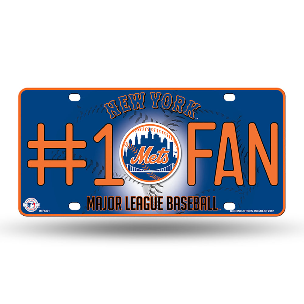 New York Mets #1 Fan License Plate