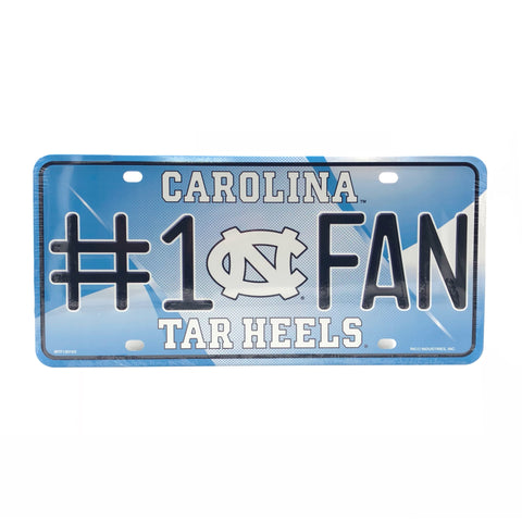 North Carolina Tar Heels #1 Fan License Plate