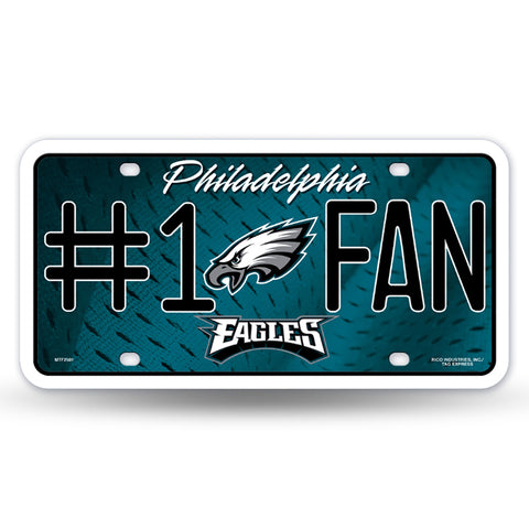 Philadelphia Eagles #1 Fan License Plate