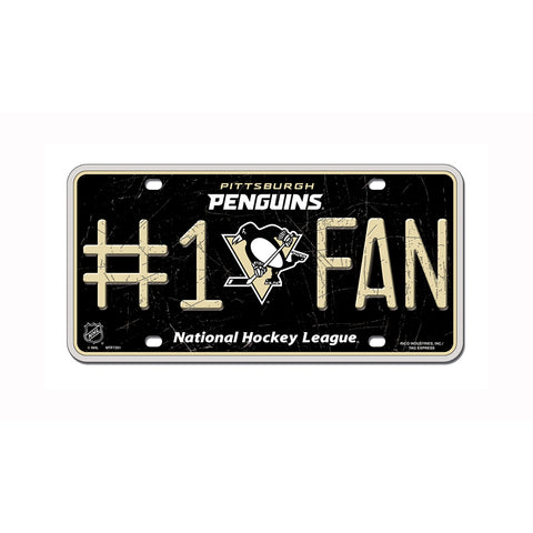 Pittsburgh Penguins #1 Fan License Plate