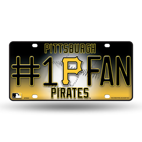 Pittsburgh Pirates #1 Fan License Plate