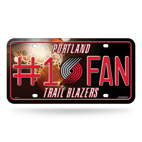 Portland Trail Blazers #1 Fan License Plate