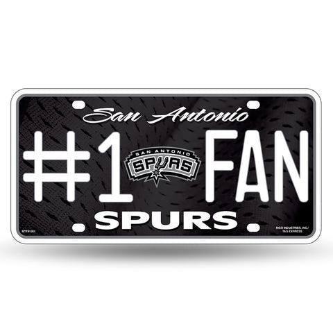 San Antonio Spurs #1 Fan License Plate