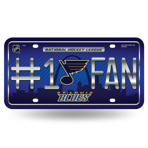 St Louis Blues #1 Fan License Plate