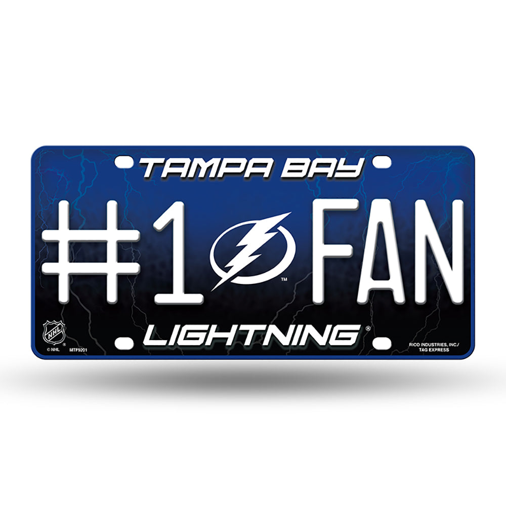 Tampa Bay Lightning #1 Fan License Plate