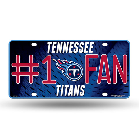 Tennessee Titans #1 Fan License Plate