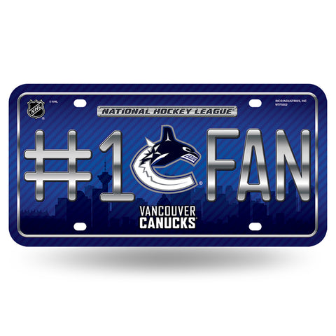 Vancouver Canucks #1 Fan License Plate