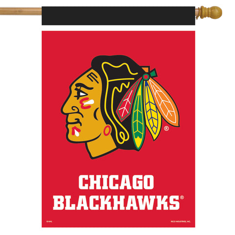 Chicago Blackhawks House Flag