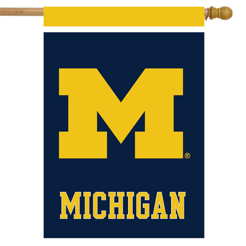 Michigan Wolverines House Flag