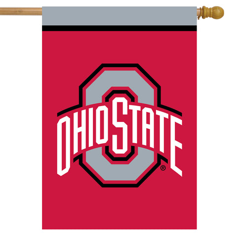 Ohio State Buckeyes House Flag