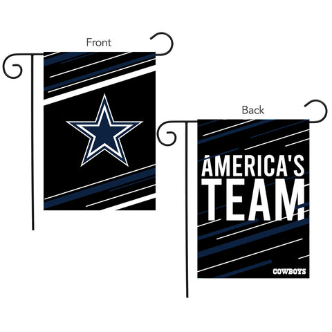 Dallas Cowboys Slogan Double Sided Garden Flag