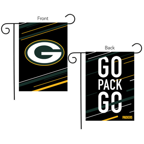 Green Bay Packers Slogan Double Sided Garden Flag