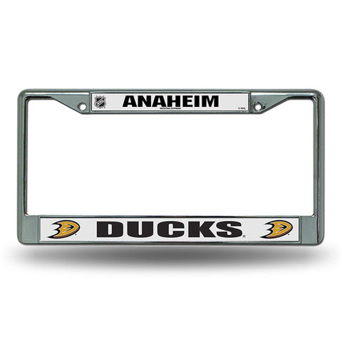 Anaheim Ducks Chrome License Frame S