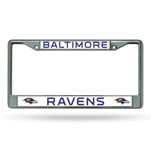 Baltimore Ravens Chrome License Frame S