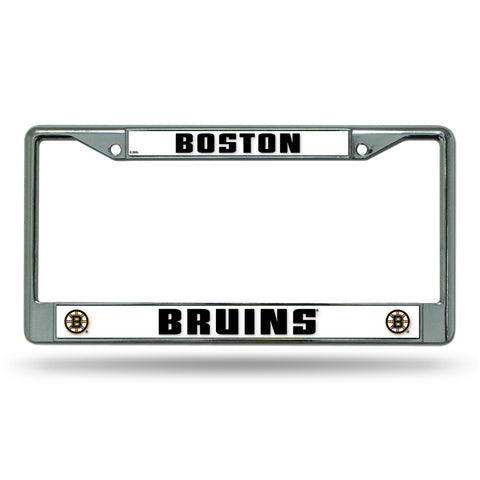 Boston Bruins Chrome License Frame S
