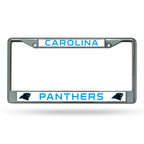 Carolina Panthers Chrome License Frame S