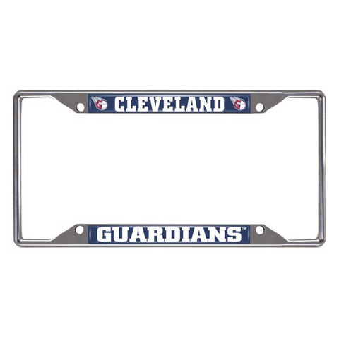 Cleveland Guardians Chrome License Frame S