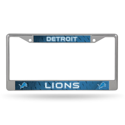 Detroit Lions Chrome License Frame S