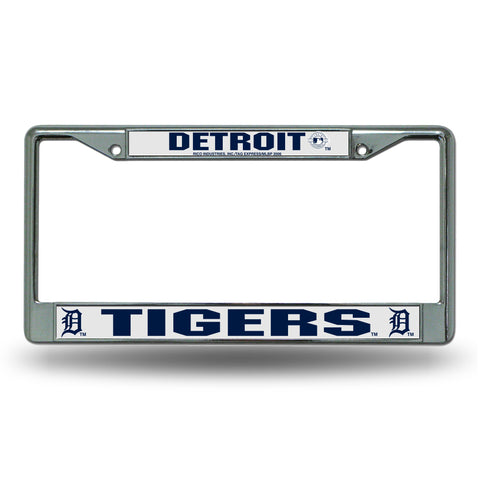 Detroit Tigers Chrome License Frame S