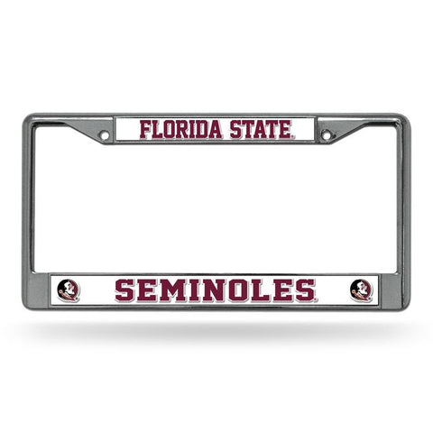 Florida State Seminoles Chrome License Frame S