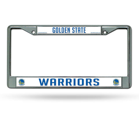 Golden State Warriors Chrome License Frame S