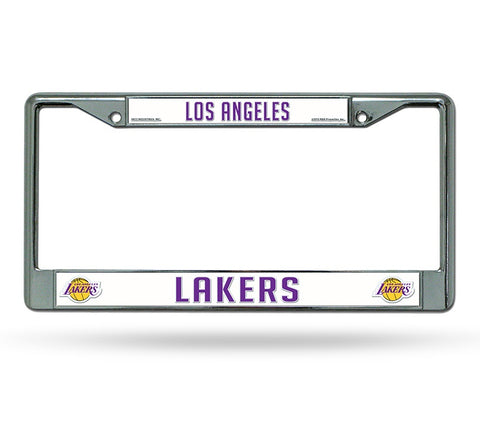 Los Angeles Lakers Chrome License Frame S