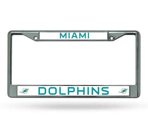 Miami Dolphins Chrome License Frame S