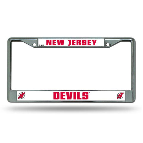 New Jersey Devils Chrome License Frame S