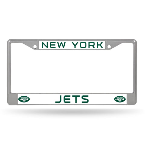 New York Jets Chrome License Frame S