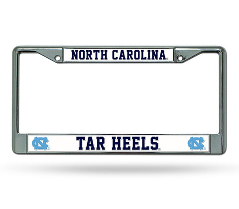 North Carolina Tar Heels Chrome License Frame S