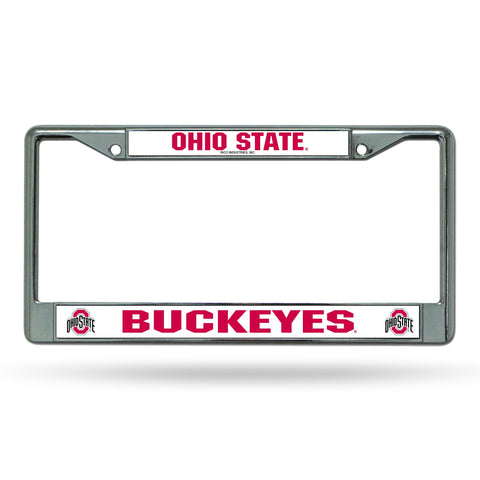 Ohio State Buckeyes Chrome License Frame S