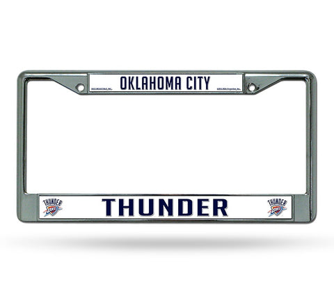 Oklahoma City Thunder Chrome License Frame S