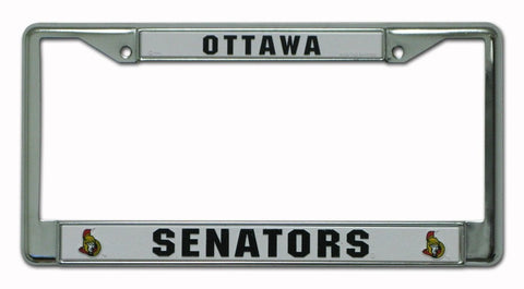 Ottawa Senators Chrome License Frame S