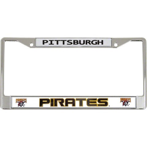 Pittsburgh Pirates Chrome License Frame S