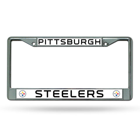 Pittsburgh Steelers Chrome License Frame S