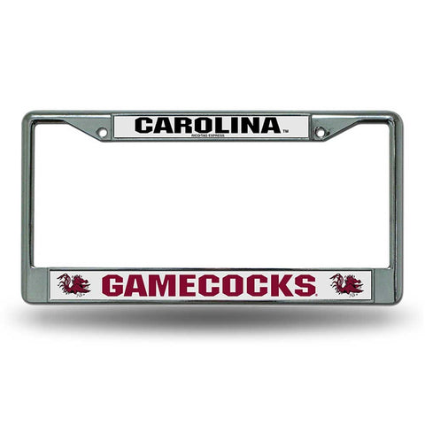 South Carolina Gamecocks Chrome License Frame S