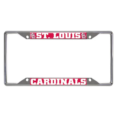 St Louis Cardinals Chrome License Plate Frame
