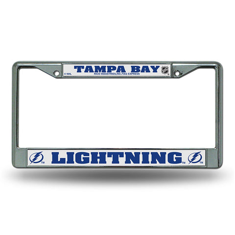 Tampa Bay Lightning Chrome License Plate Frame