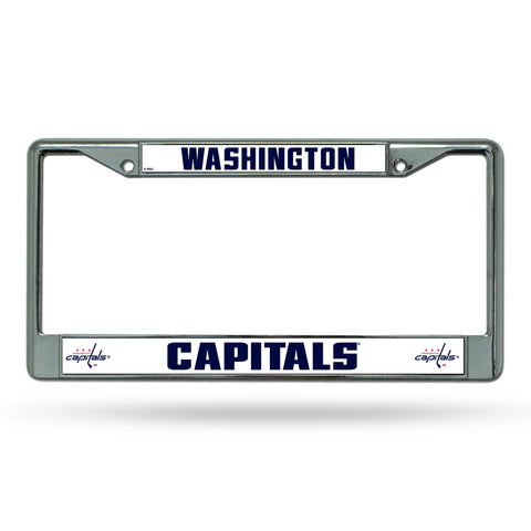 Washington Capitals Chrome License Frame S