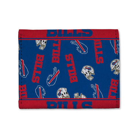 Buffalo Bills Canvas Trifold Wallet